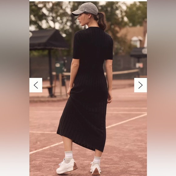 NWT Varley Malia Knit Midi Dress - Picture 4 of 8
